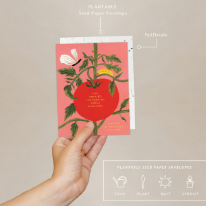 Heirloom Baby Card|Seedlings