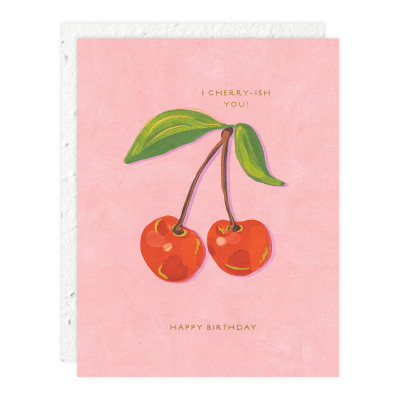 Sweetest Cherries Birthday Card|Seedlings