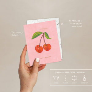 Sweetest Cherries Birthday Card|Seedlings