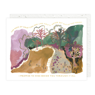 Beside You Sympathy Card|Seedlings