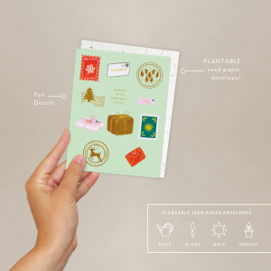 Holiday Cheer Holiday Card|Seedlings
