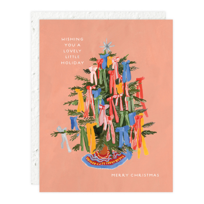 Christmas Bows Holiday Card|Seedlings