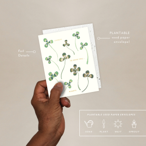 Lucky Me Love + Friendship Card|Seedlings