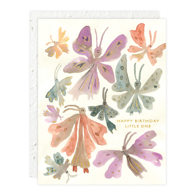 Butterflies Birthday Card|Seedlings