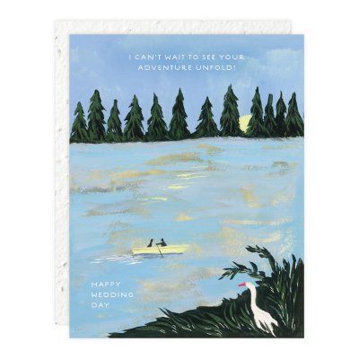 The Adventure Of Us Wedding + Engagement Card|Seedlings