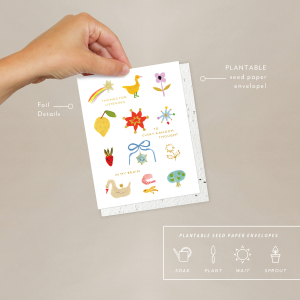 Random Thoughts Love + Friendship Card|Seedlings