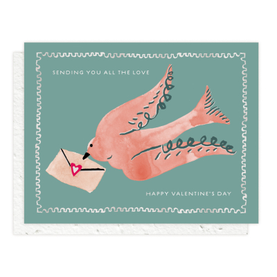 Dove Valentines Card|Seedlings