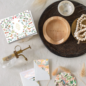 Butterfly Garden Baby Card|Seedlings