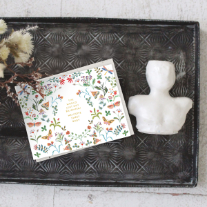 Butterfly Garden Baby Card|Seedlings