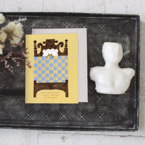 Cat Nap Get Well Card|Seedlings