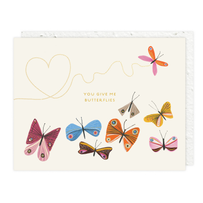 Butterflies Love + Friendship Card|Seedlings