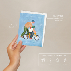 Dads Help Fathers Day Card|Seedlings