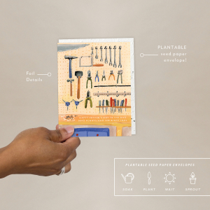 Dads Tools Fathers Day Card|Seedlings