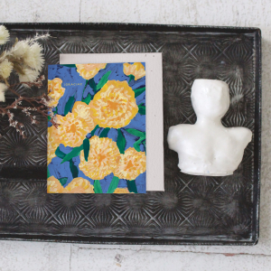 Bursts Of Marigolds Thank You Card|Seedlings