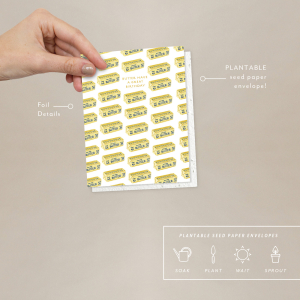 Butter Birthday Card|Seedlings