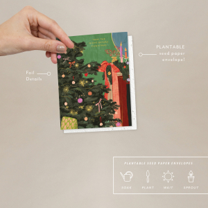 Cozy Christmas Holiday Card|Seedlings