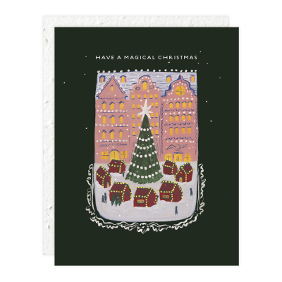 Holidays At The Plaza Holiday Card|Seedlings