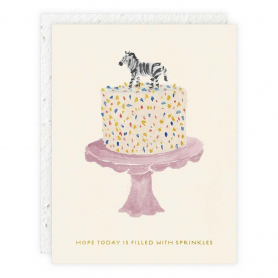 Zebra Cake Birthday |Seedlings