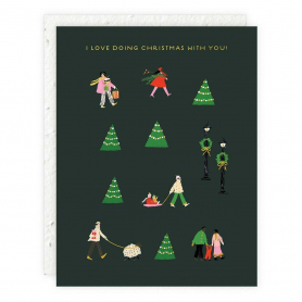 Christmas With You Holiday Card|Seedlings
