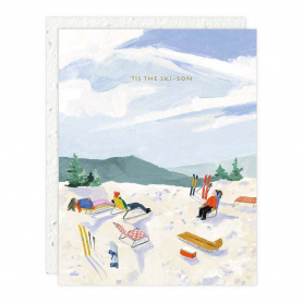 Skiers Holiday Card|Seedlings