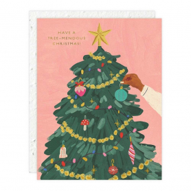 Christmas Tree Hanging Card|Seedlings