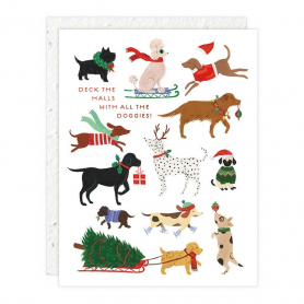 12 Dogs Of Christmas Card|Seedlings