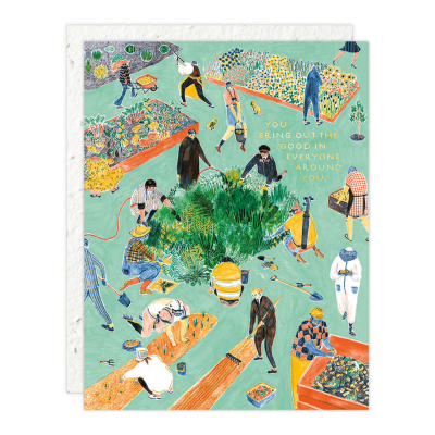 Compost Love + Friendship Card|Seedlings