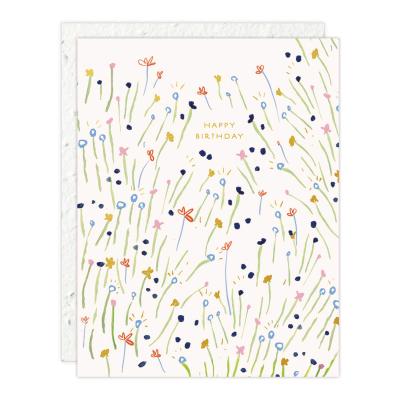 Sweetest Stems Birthday Card|Seedlings