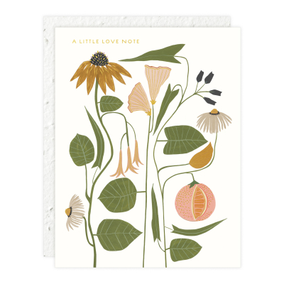 Love Note Single Card|Seedlings