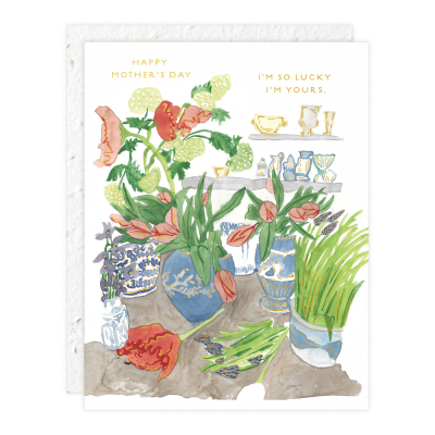 Mother's Flower Shoppe Mother's Day Card|Seedlings