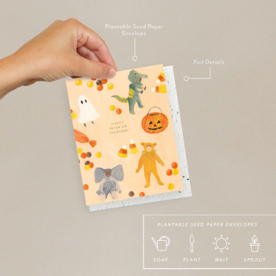 Happy Trick Or Treating Halloween Card|Seedlings