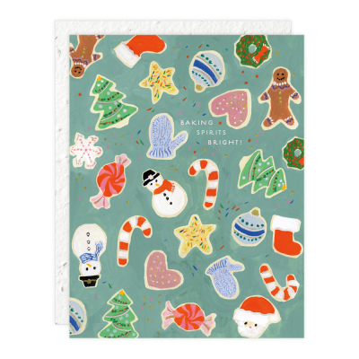 Christmas Cookies Holiday Card|Seedlings