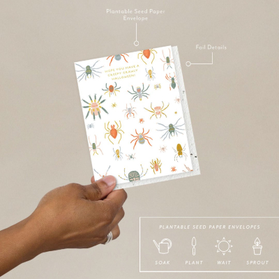 Spiders Halloween Card|Seedlings