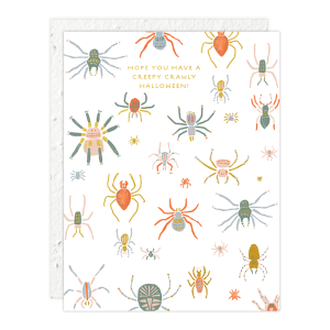 Spiders Halloween Card|Seedlings