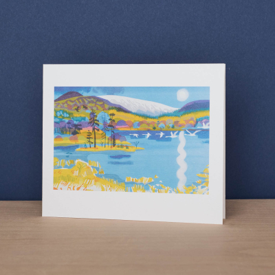 Swans Return To The Loch|Art Angels