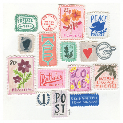 Airmail|Curly Girl Design