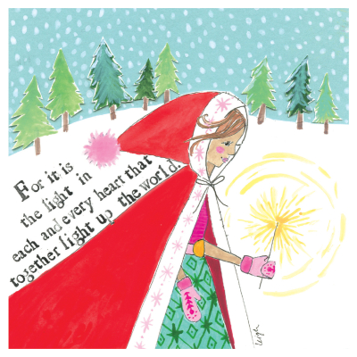 Light The World|Curly Girl Design