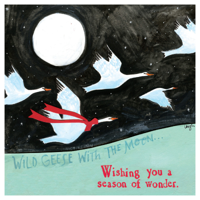 Wild Geese|Curly Girl Design