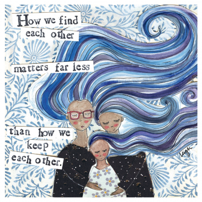 Keep Each Other|Curly Girl Design