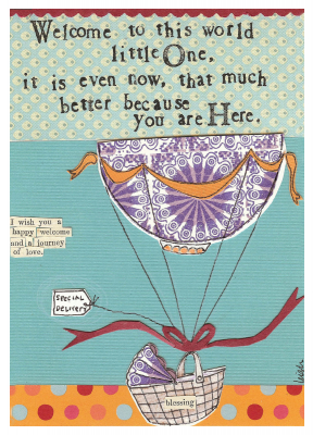 Welcome Little One|Curly Girl Design