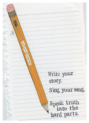 Speak Truth|Curly Girl Design