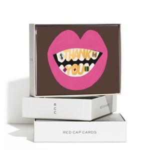 Golden Grill FOIL Thank You boxed set|Red Cap Cards