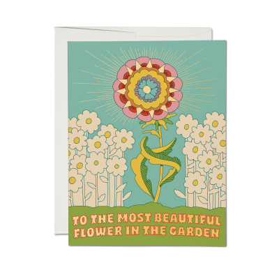Beautiful Flower Foil Love Card|Red Cap Cards