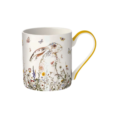 CHINA MUG Wildflower Hare