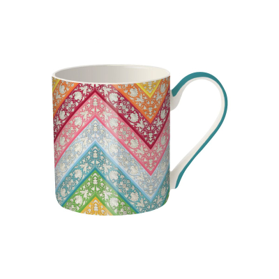 CHINA MUG Rainbow Chevrons