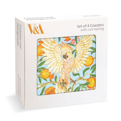 COASTER Cockatoo And Pomegrante