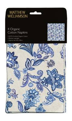 CLOTH NAPKIN Blue Paisley