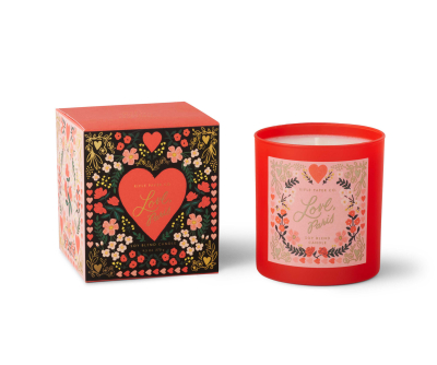 Love, Paris 9 oz Glass Candle|Rifle Paper