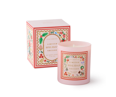 Holly Jolly Nutcracker Holiday 9oz Glass Candle|Rifle Paper