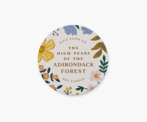 High Peaks Adirondacks Forest 3 oz Tin Candle|Rifle Paper